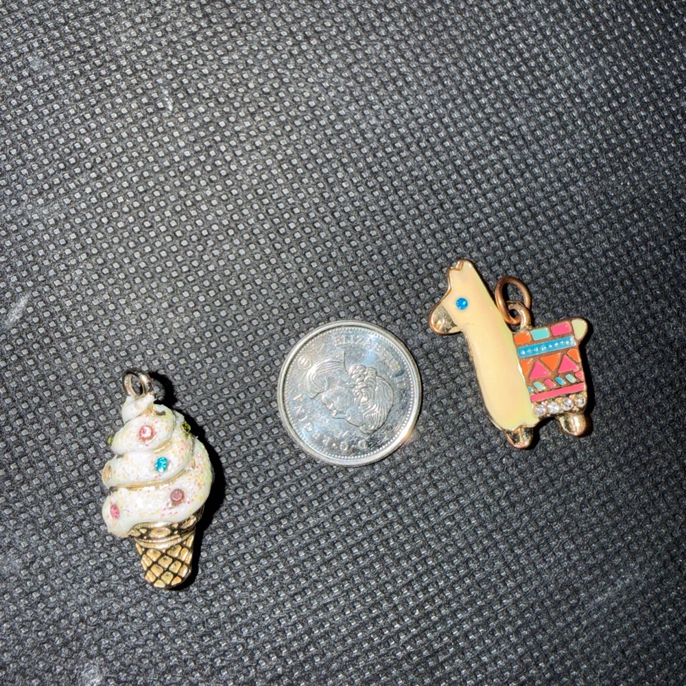 Colorful Llama and Ice Cream Cone bracelet Charms - Picture 5 of 5